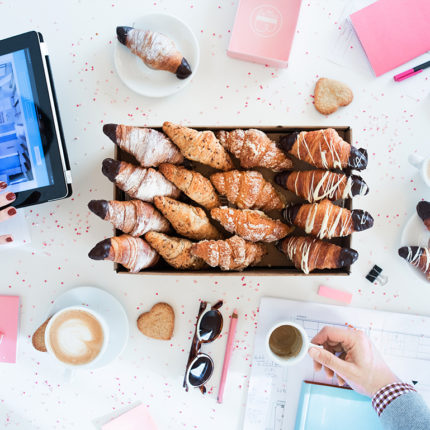 Croissants variados artesanales valencia